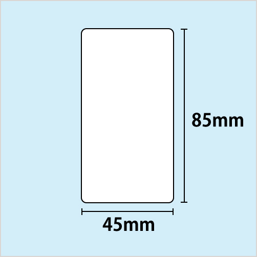 B-EV4用白無地コート紙　幅45mm×長さ85mm　〔5,000枚〕 *