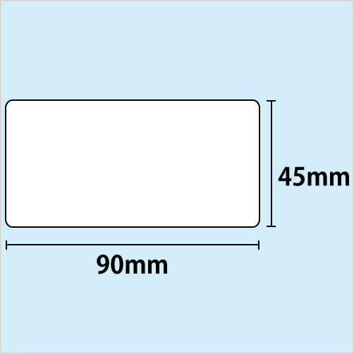 B-EV4用白無地サーマル紙　幅90mm×長さ45mm　〔10,000枚〕 *